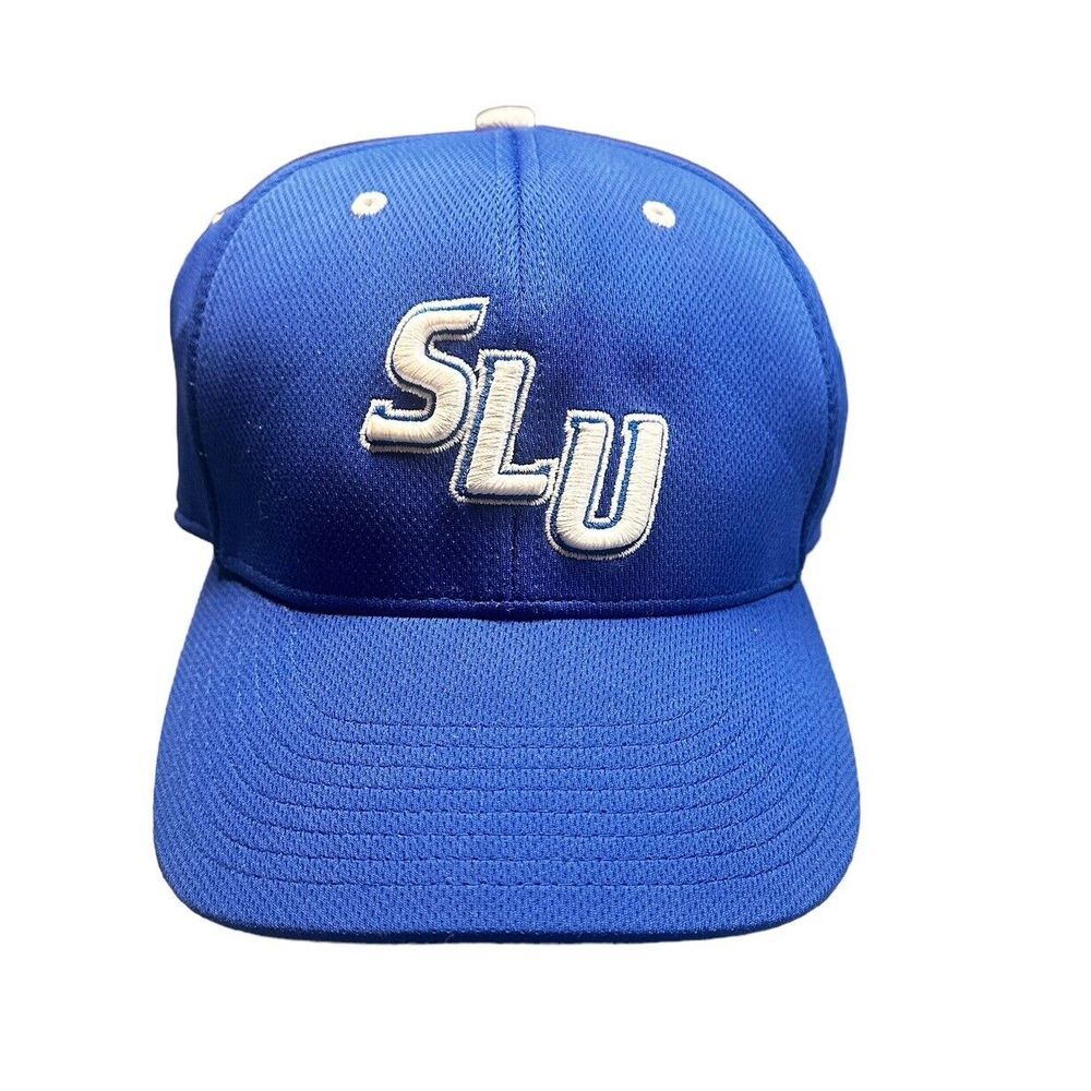 Saint Louis University Billikins NCAA Blue Richardson Dryve Fitted Hat Sz‎ 7 5/8